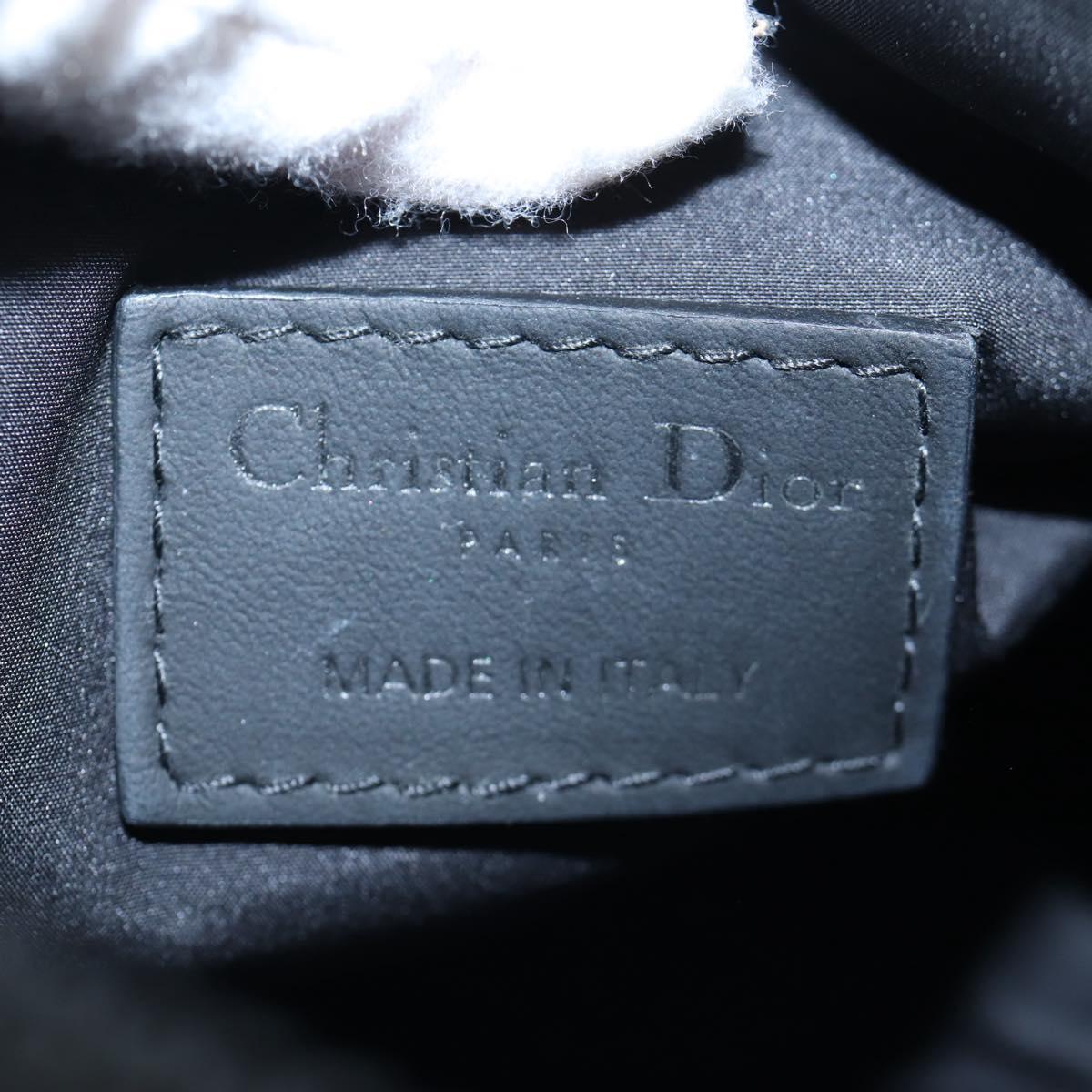 Christian Dior Trotter Canvas Shoulder Bag Navy Auth 204908SAM