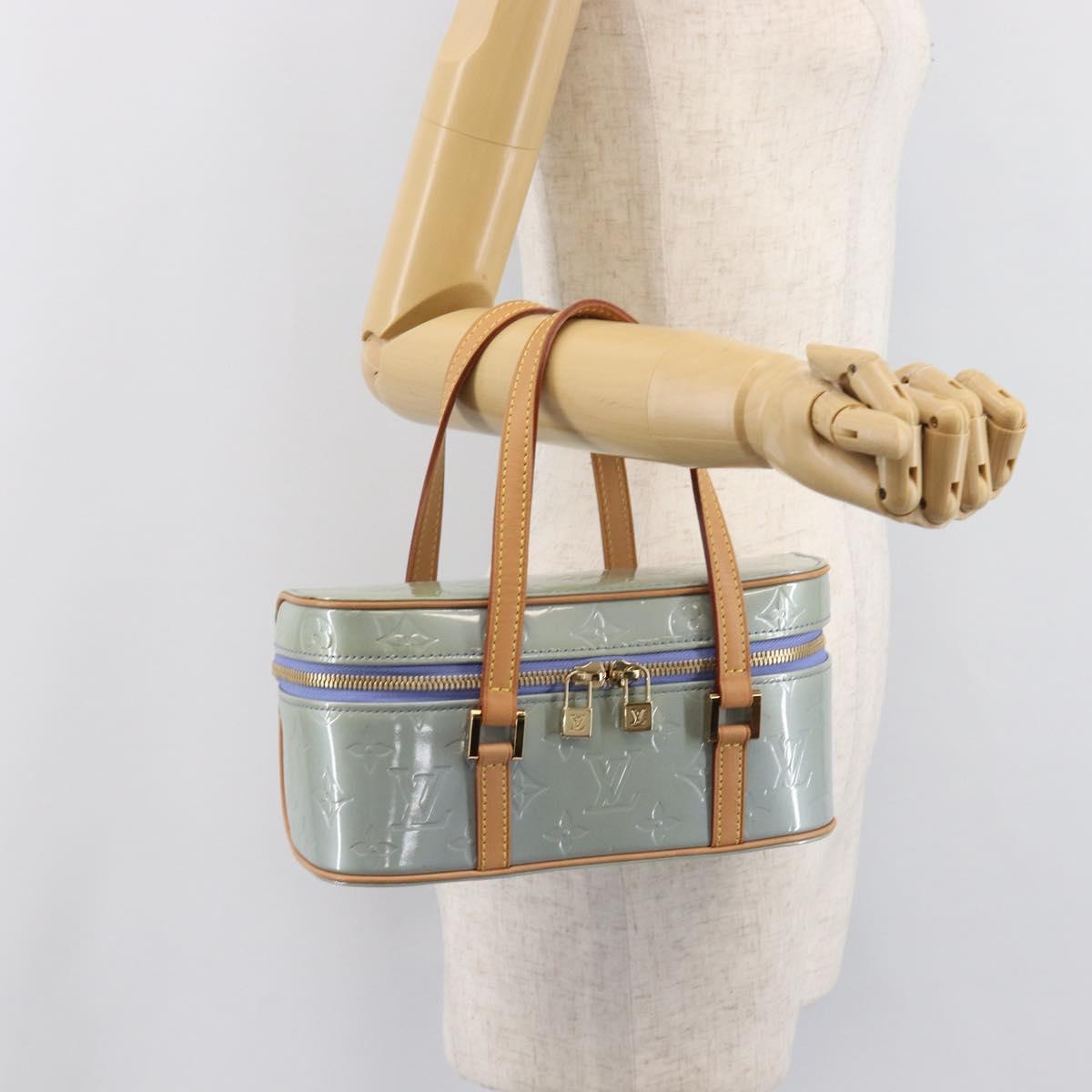 LOUIS VUITTON Vernis Sullivan Horizontal PM Bag Lavende M91268 LV Auth 204912V