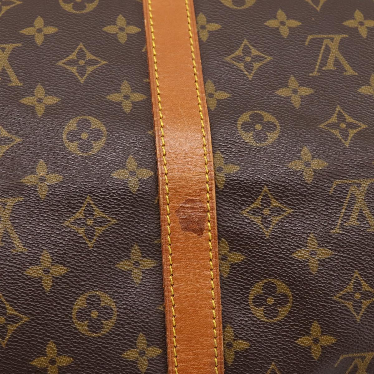 LOUIS VUITTON Monogram Keepall 60 Boston Bag M41422 LV Auth 204915