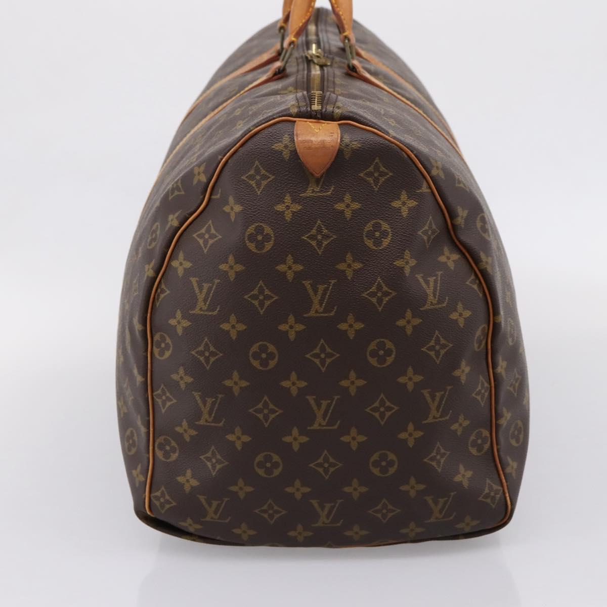 LOUIS VUITTON Monogram Keepall 60 Boston Bag M41422 LV Auth 204915