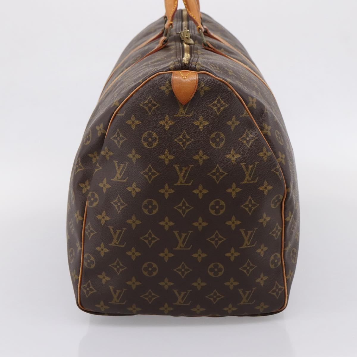 LOUIS VUITTON Monogram Keepall 60 Boston Bag M41422 LV Auth 204915