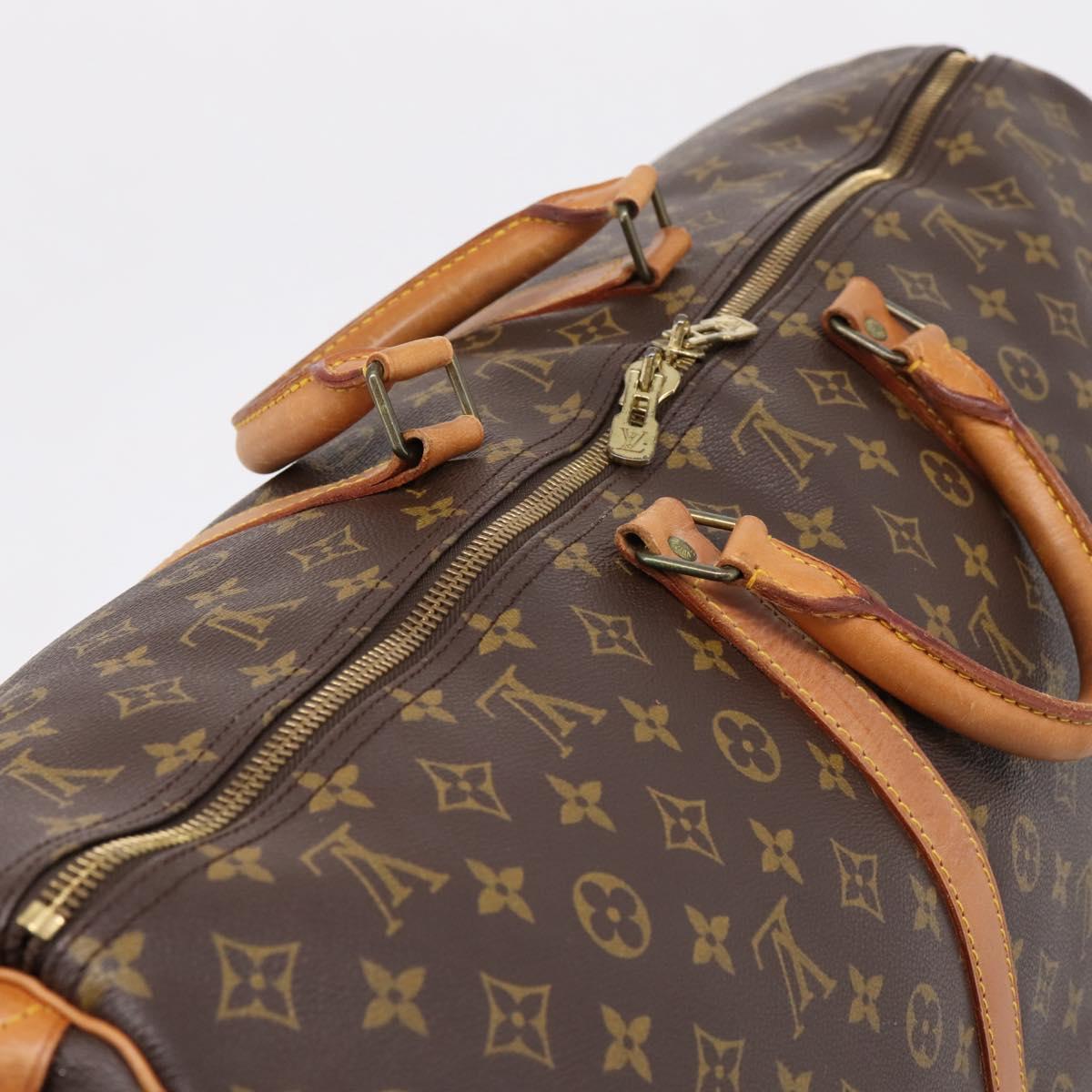 LOUIS VUITTON Monogram Keepall 60 Boston Bag M41422 LV Auth 204915