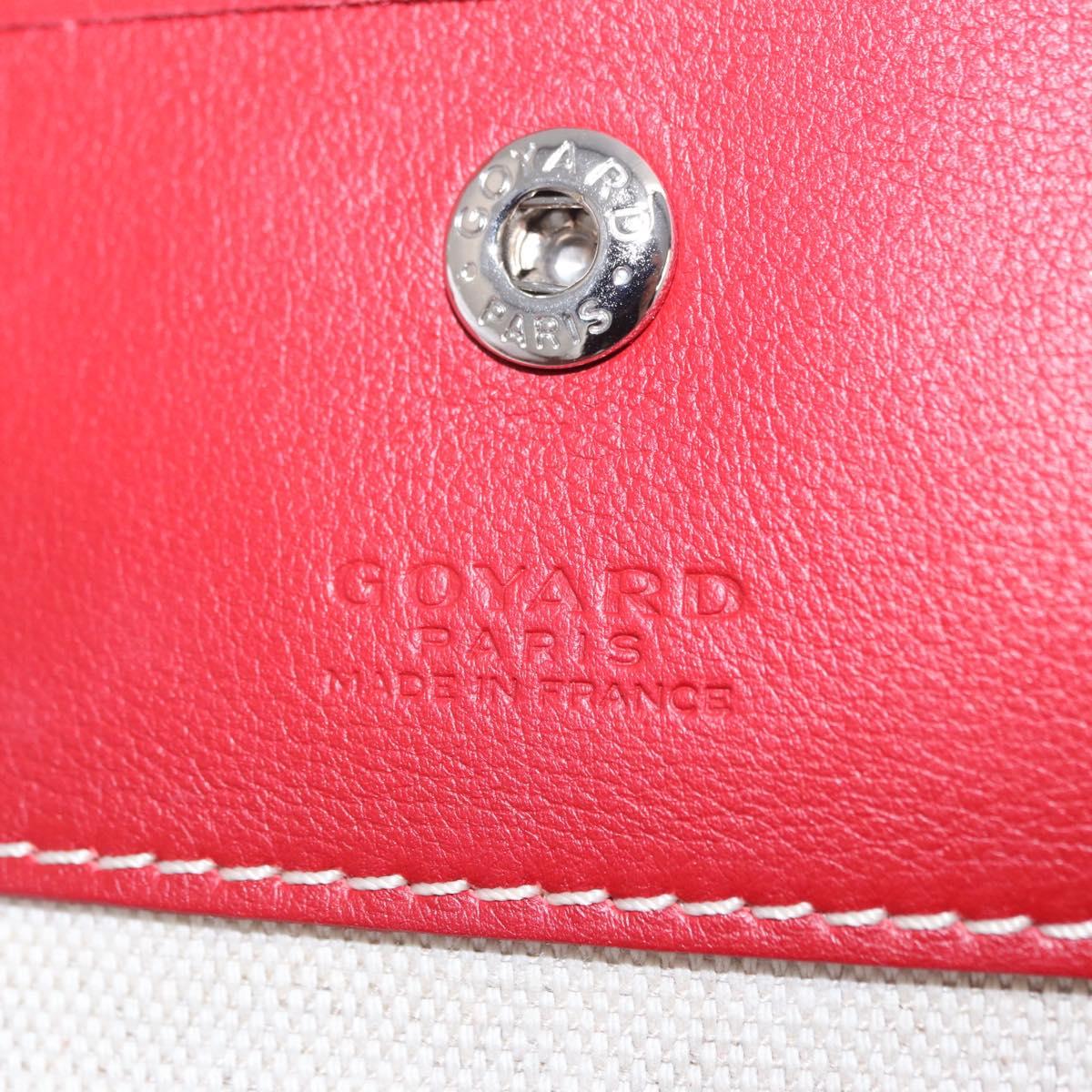 GOYARD Herringbone Saint Louis GM Tote Bag PVC Red Auth 204928A