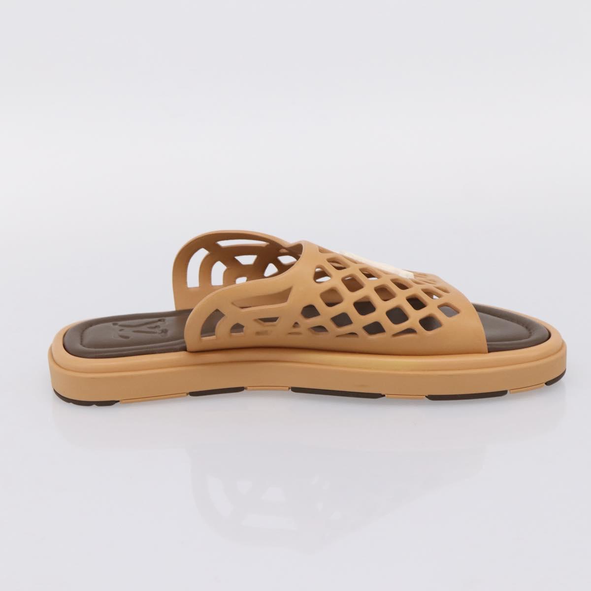 LOUIS VUITTON LV Waffles Sandals Rubber 6 LV Auth 204935M