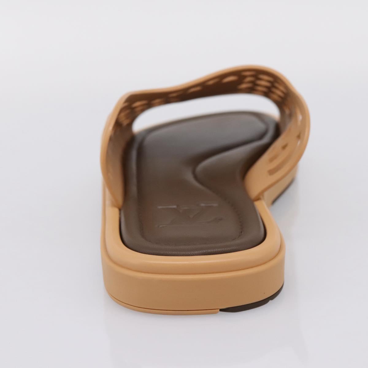 LOUIS VUITTON LV Waffles Sandals Rubber 6 LV Auth 204935M