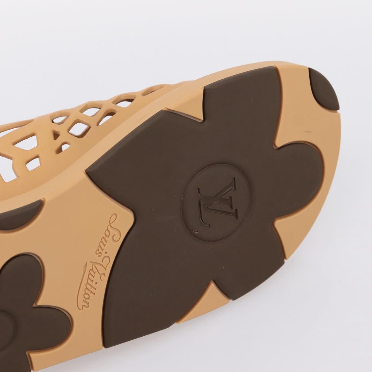 LOUIS VUITTON LV Waffles Sandals Rubber 6 LV Auth 204935M