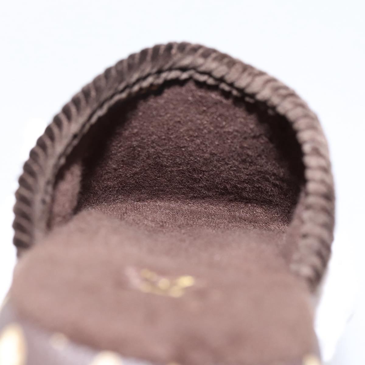 LOUIS VUITTON Monogram Craggy LV Palace Line Mules LV Auth 204941M