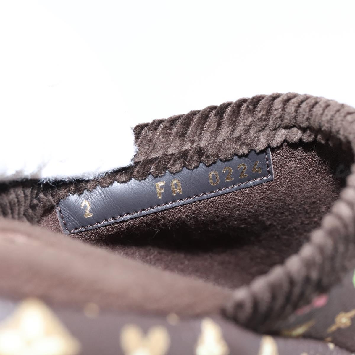 LOUIS VUITTON Monogram Craggy LV Palace Line Mules LV Auth 204941M