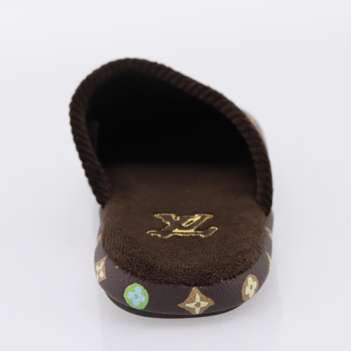 LOUIS VUITTON Monogram Craggy LV Palace Line Mules LV Auth 204941M