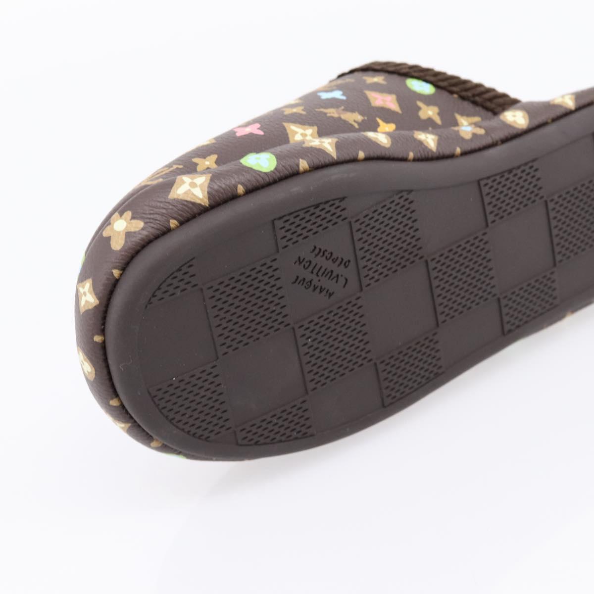 LOUIS VUITTON Monogram Craggy LV Palace Line Mules LV Auth 204941M