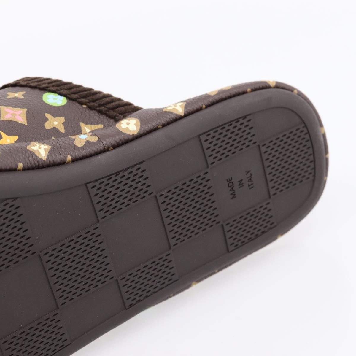 LOUIS VUITTON Monogram Craggy LV Palace Line Mules LV Auth 204941M