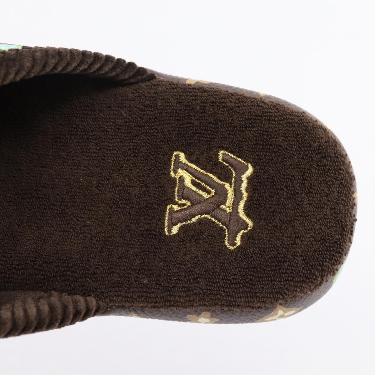 LOUIS VUITTON Monogram Craggy LV Palace Line Mules LV Auth 204941M