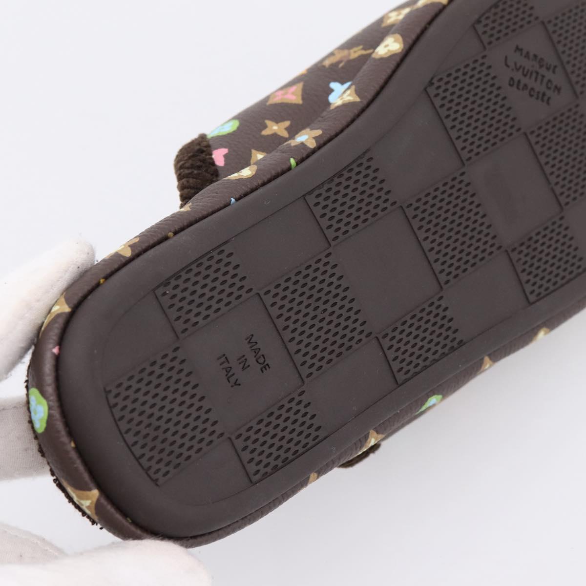 LOUIS VUITTON Monogram Craggy LV Palace Line Mules LV Auth 204941M