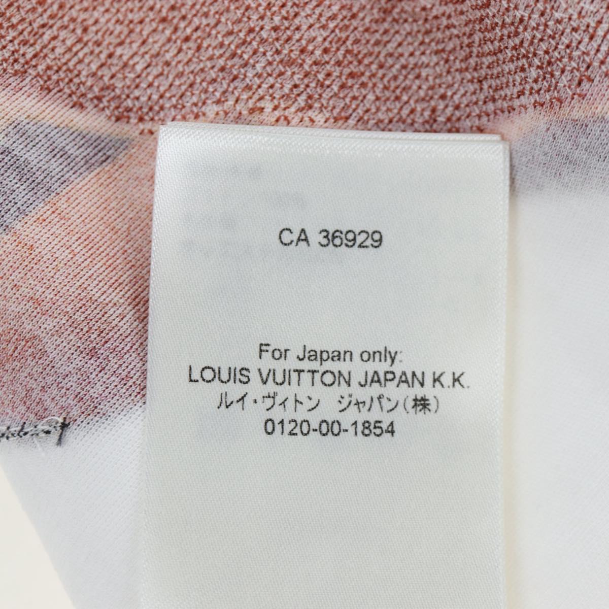 LOUIS VUITTON T Shirt Cotton S White LV Auth 204950M