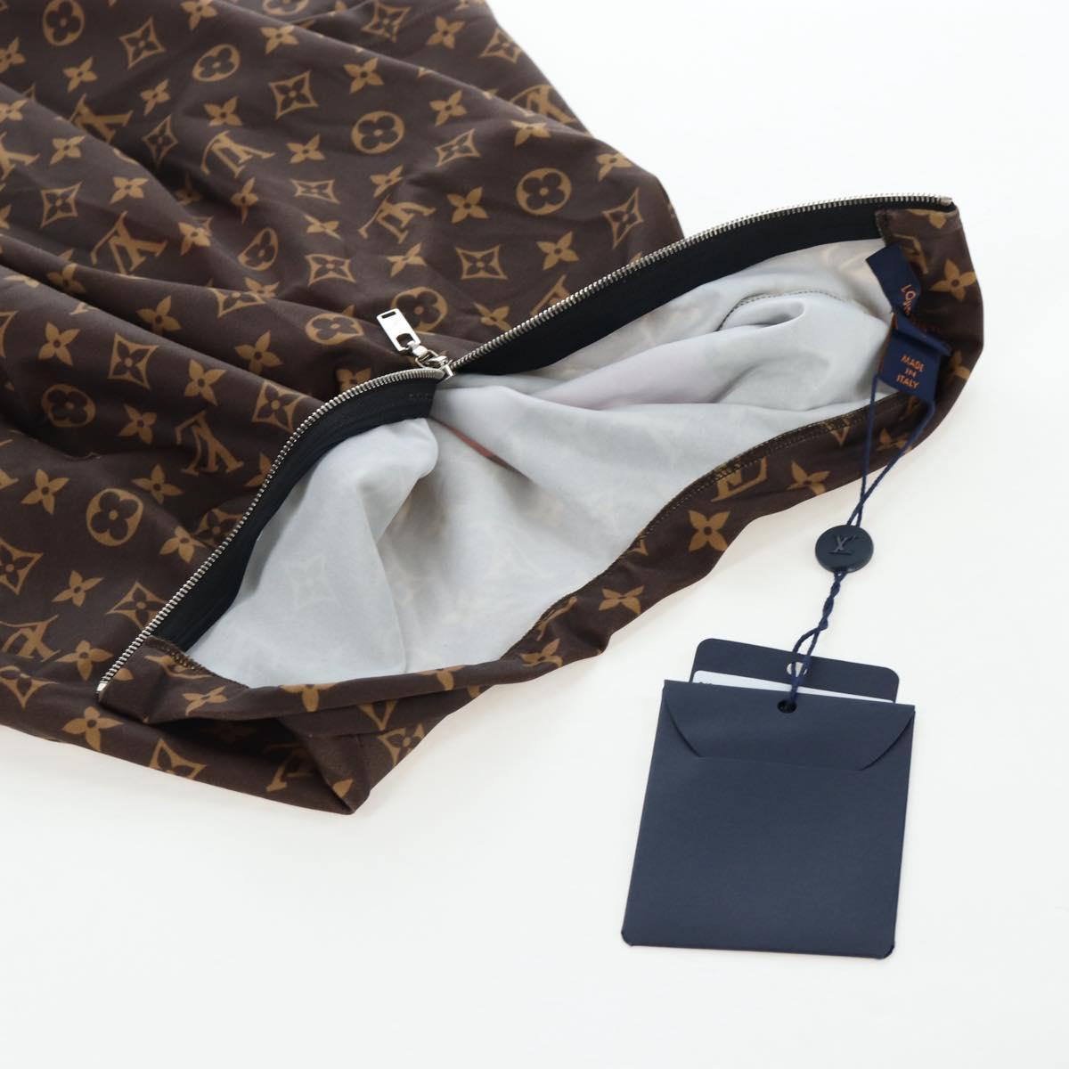 LOUIS VUITTON Monogram Short Sleeved T Shirt Nylon L LV Auth 204955M