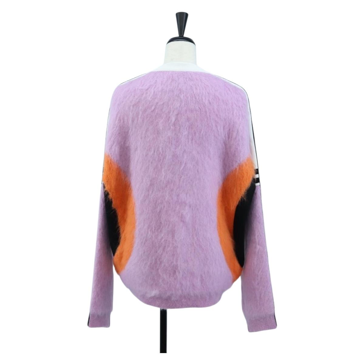 LOUIS VUITTON Cardigan Wool L Pink LV Auth 204957M