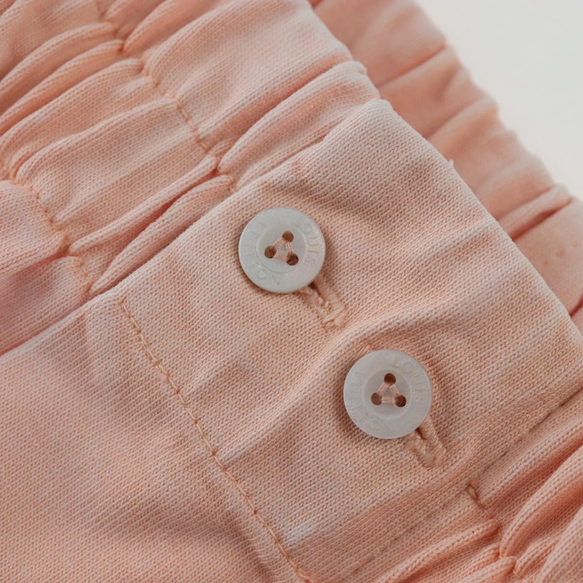 LOUIS VUITTON Skirt Cotton XS Pink LV Auth 204959M