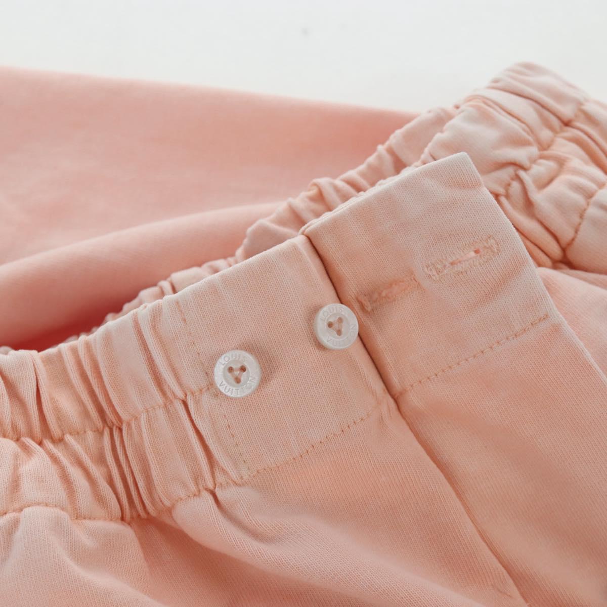 LOUIS VUITTON Skirt Cotton XS Pink LV Auth 204959M