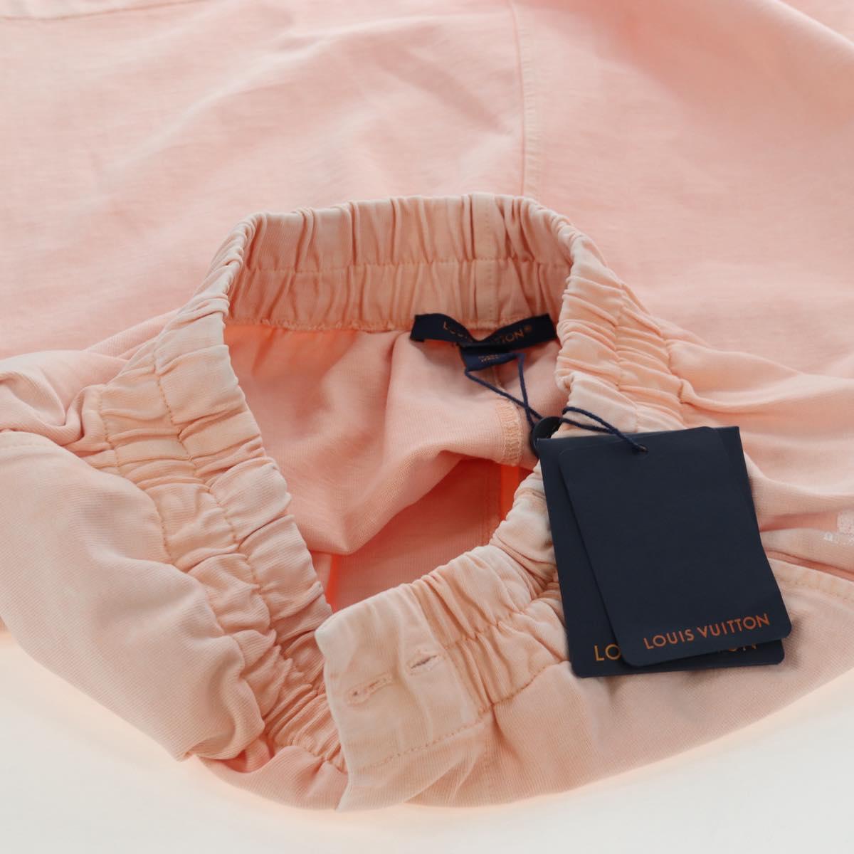 LOUIS VUITTON Skirt Cotton XS Pink LV Auth 204959M