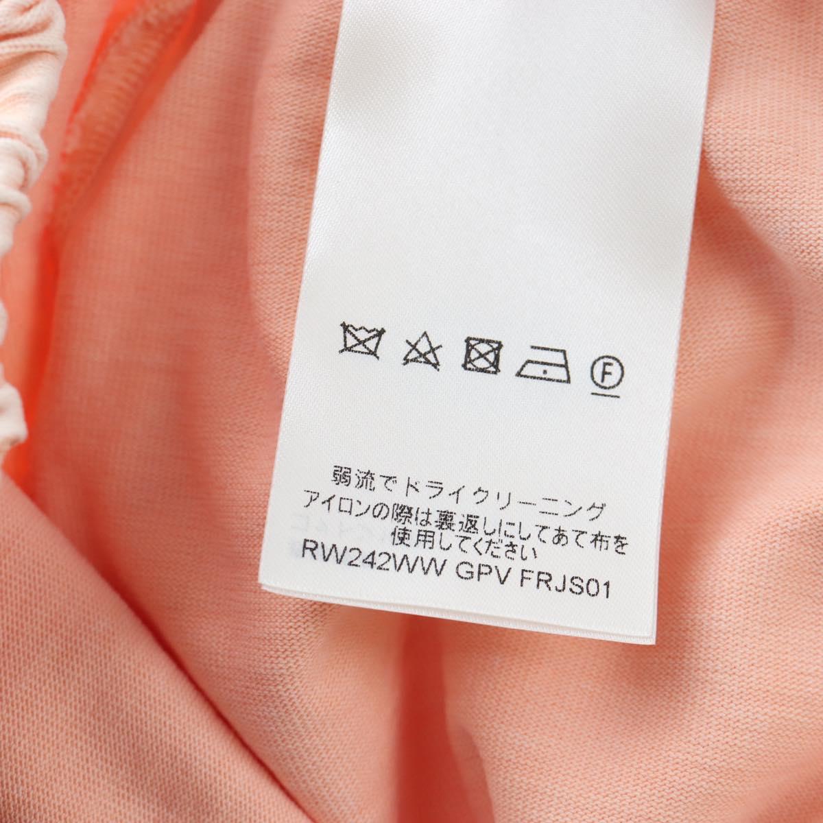 LOUIS VUITTON Skirt Cotton XS Pink LV Auth 204959M
