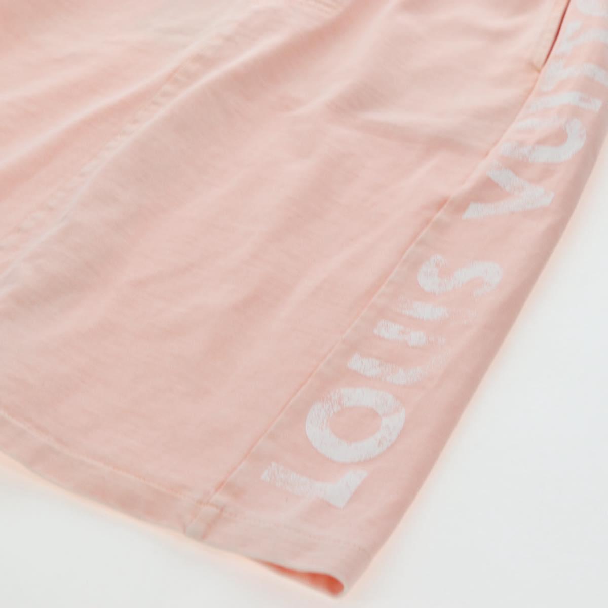 LOUIS VUITTON Skirt Cotton XS Pink LV Auth 204959M