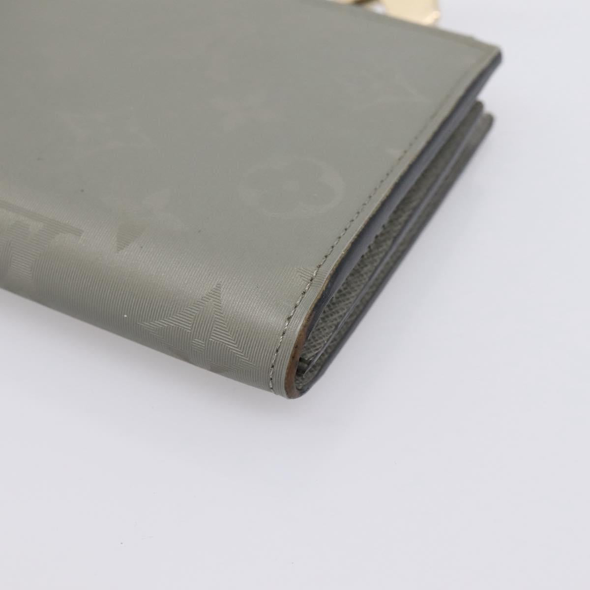 LOUIS VUITTON Monogram Titanium Portefeuille Cosmos Wallet M63237 LV Auth 204961