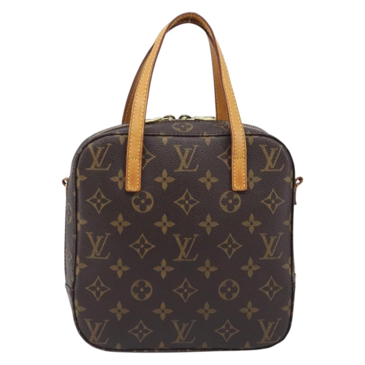 LOUIS VUITTON Monogram Spontini Hand Bag M47500 LV Auth 205017