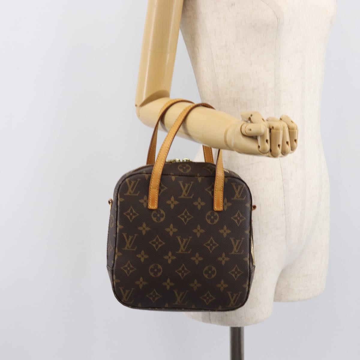 LOUIS VUITTON Monogram Spontini Hand Bag M47500 LV Auth 205017