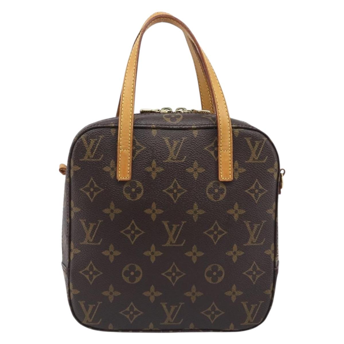 LOUIS VUITTON Monogram Spontini Hand Bag M47500 LV Auth 205017