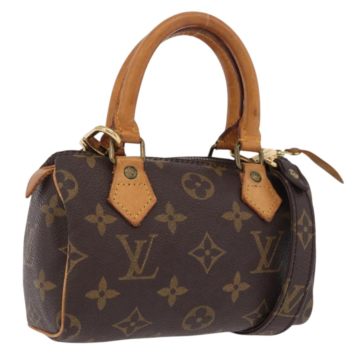 LOUIS VUITTON Monogram Mini Speedy Hand Bag M41534 LV Auth 205018V