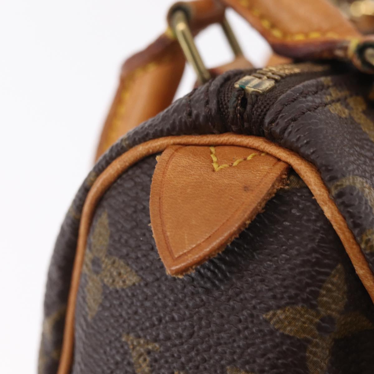 LOUIS VUITTON Monogram Mini Speedy Hand Bag M41534 LV Auth 205018V