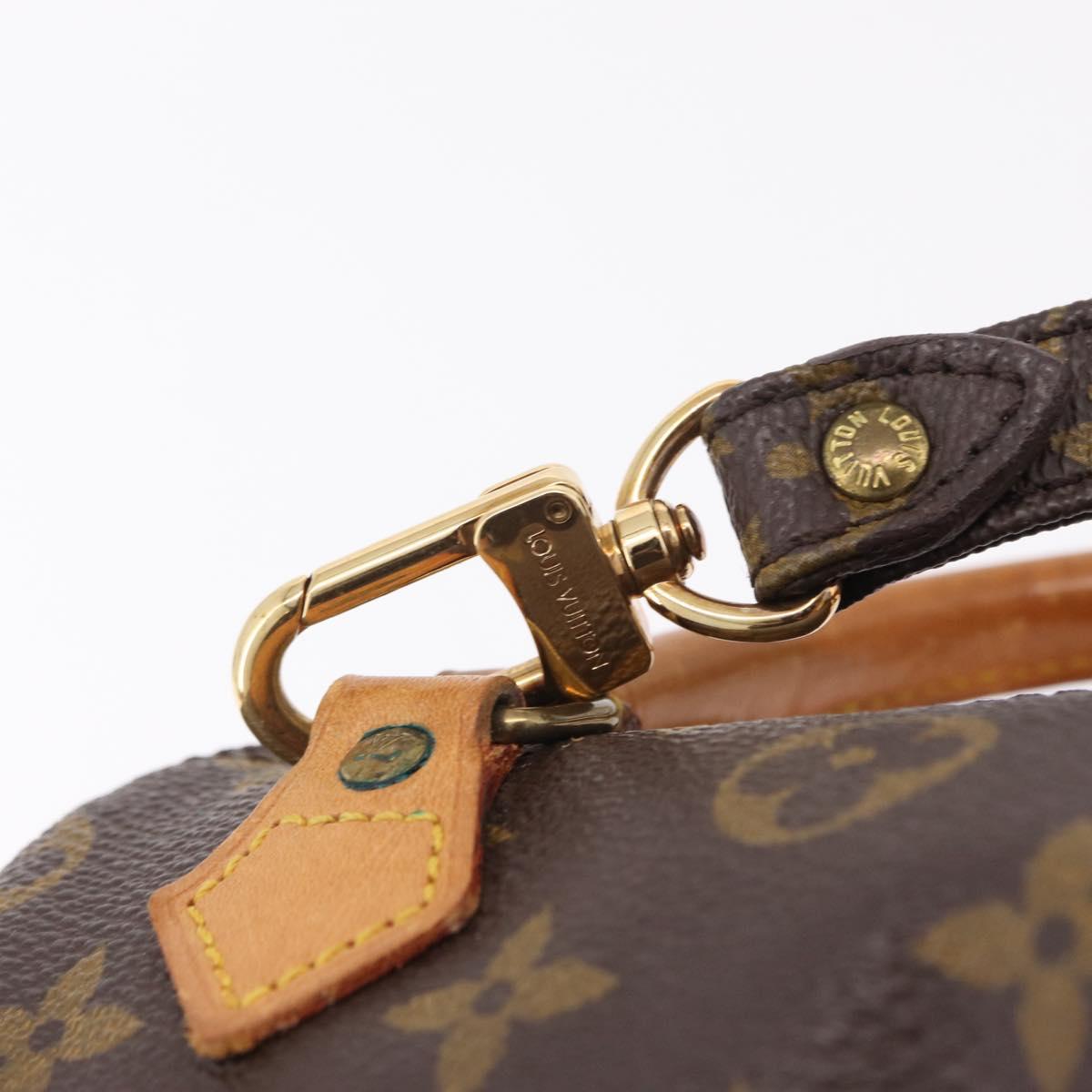 LOUIS VUITTON Monogram Mini Speedy Hand Bag M41534 LV Auth 205018V