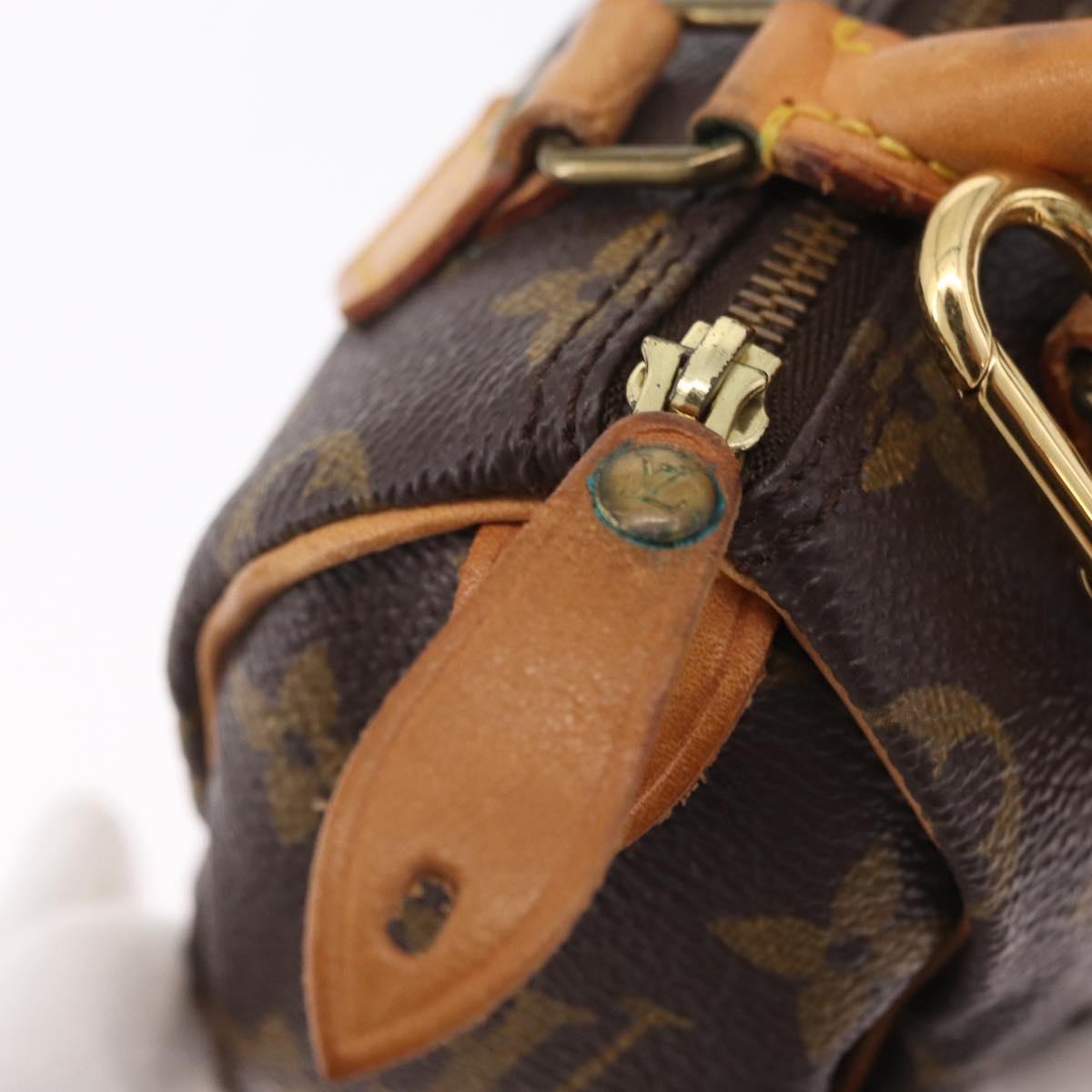 LOUIS VUITTON Monogram Mini Speedy Hand Bag M41534 LV Auth 205018V