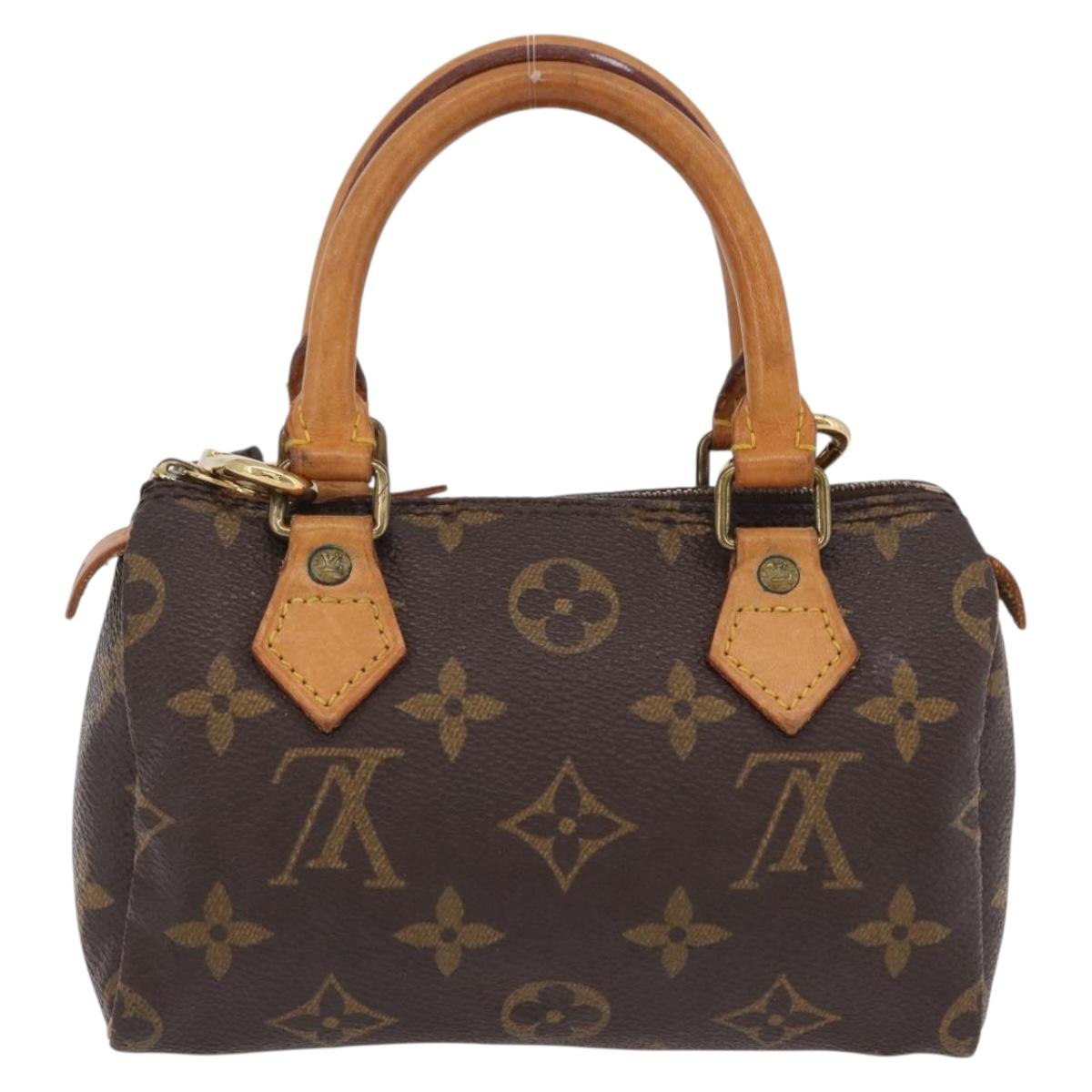 LOUIS VUITTON Monogram Mini Speedy Hand Bag M41534 LV Auth 205018V