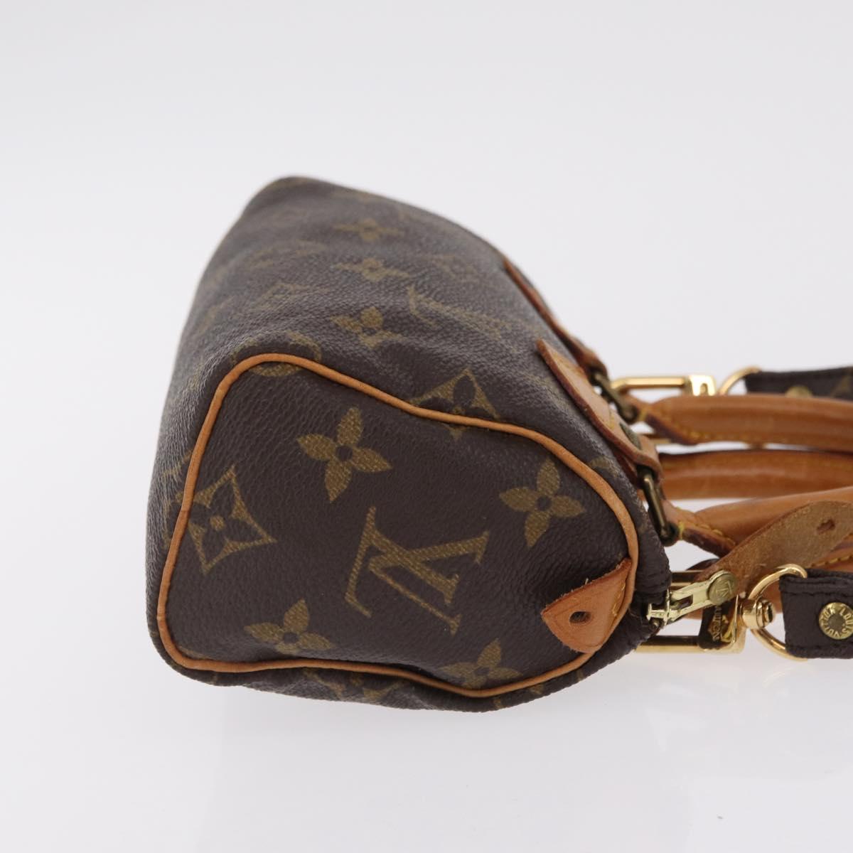 LOUIS VUITTON Monogram Mini Speedy Hand Bag M41534 LV Auth 205018V