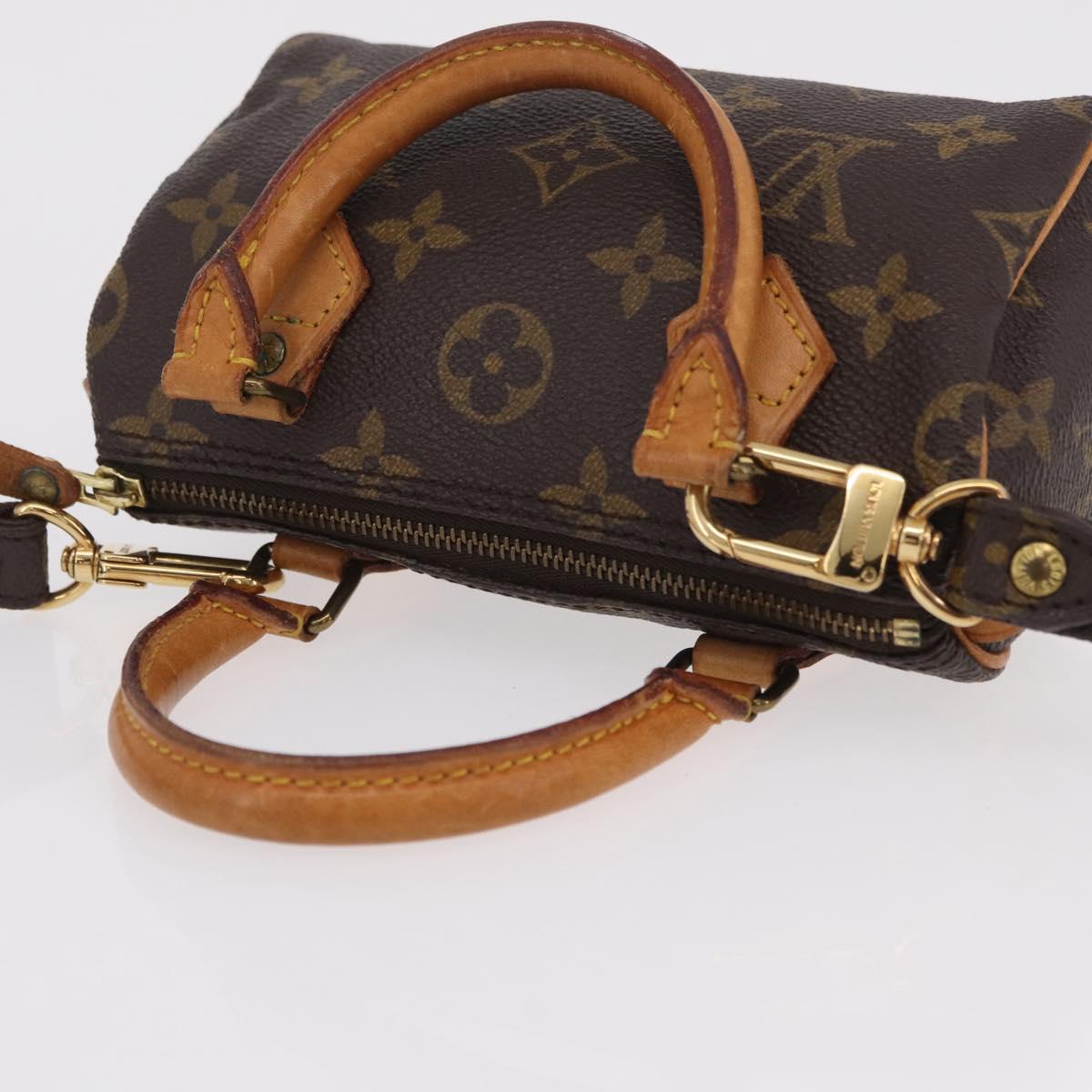 LOUIS VUITTON Monogram Mini Speedy Hand Bag M41534 LV Auth 205018V