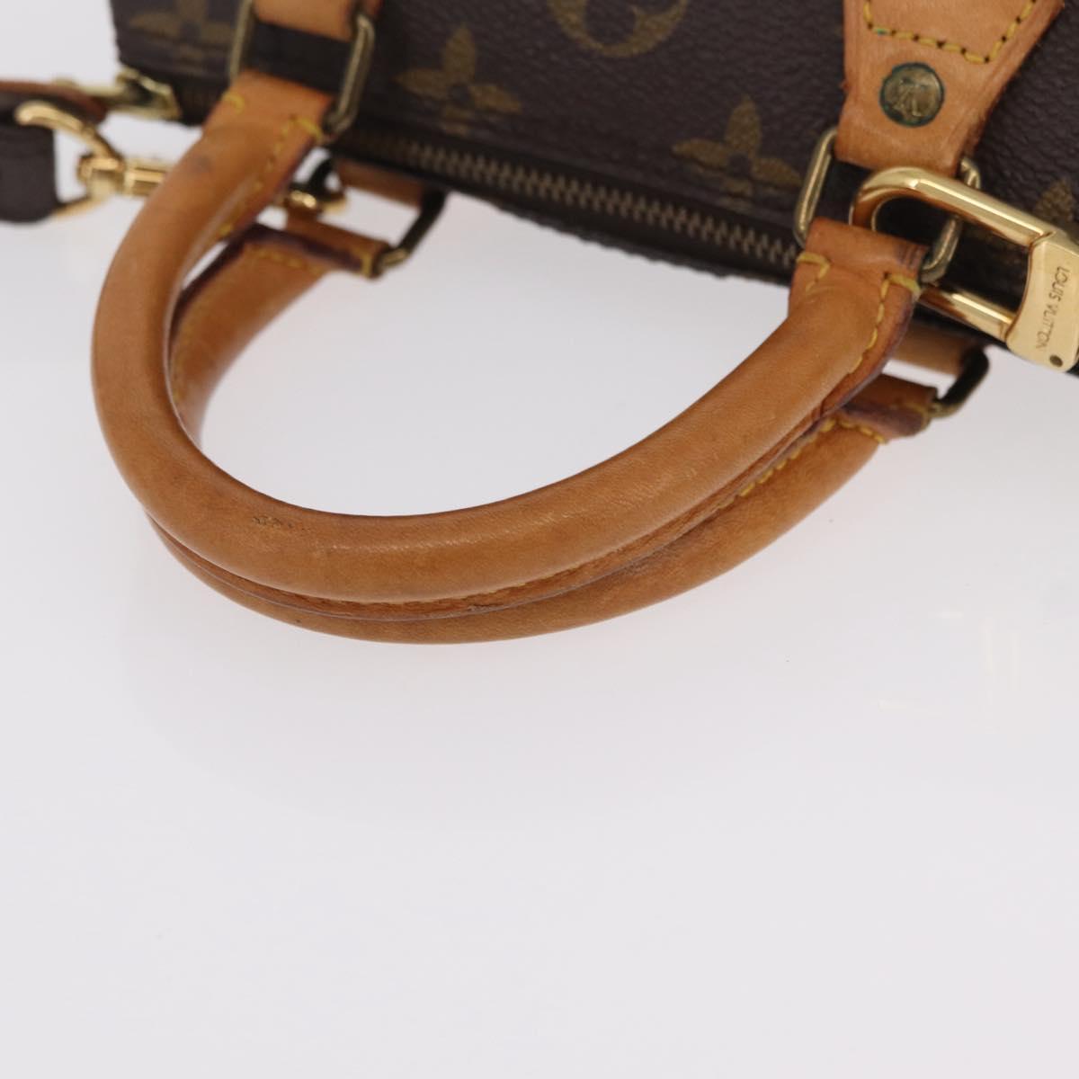 LOUIS VUITTON Monogram Mini Speedy Hand Bag M41534 LV Auth 205018V