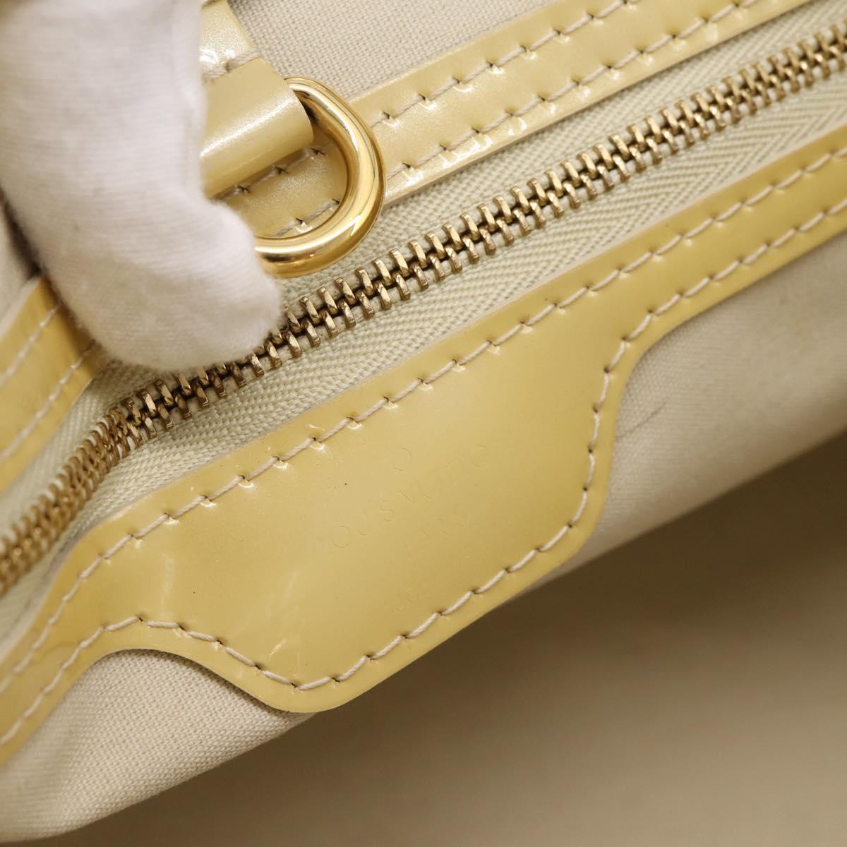 LOUIS VUITTON Monogram Vernis Wilshire PM Bag Broncorail M91452 LV Auth 205020