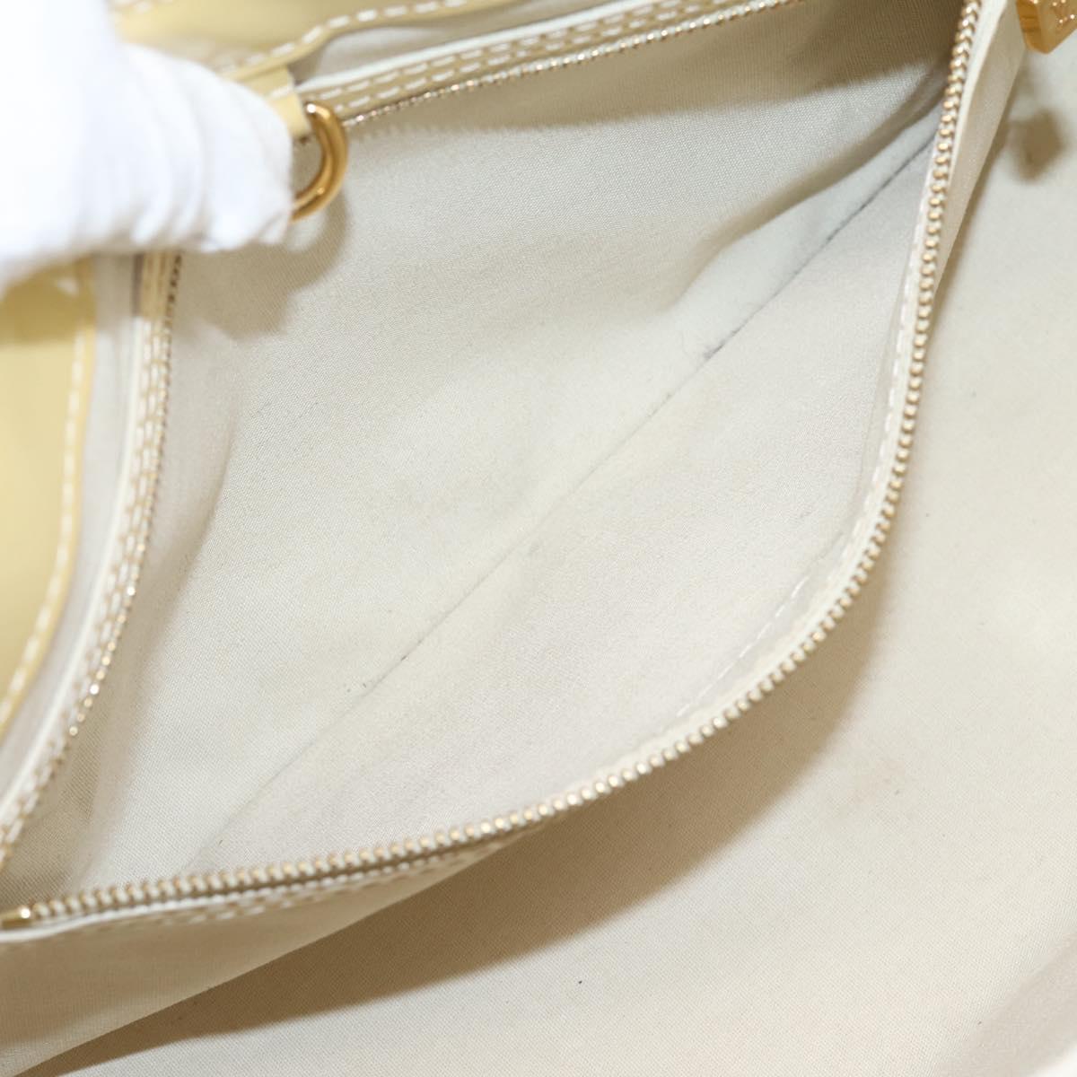 LOUIS VUITTON Monogram Vernis Wilshire PM Bag Broncorail M91452 LV Auth 205020