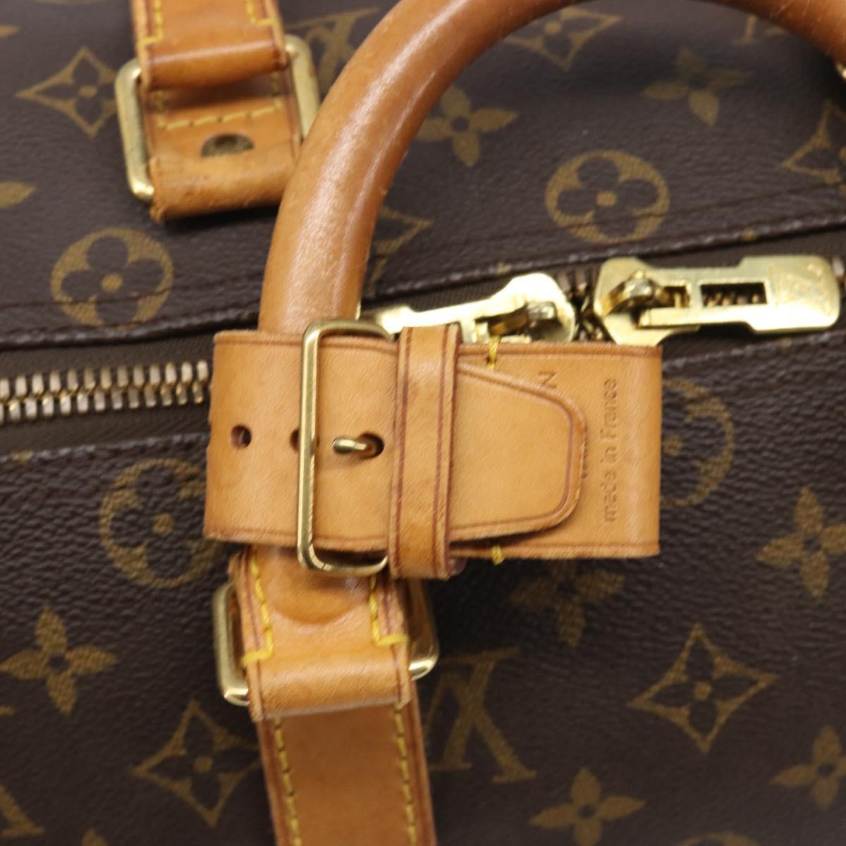 LOUIS VUITTON Monogram Keepall 45 Boston Bag M41428 LV Auth 205021
