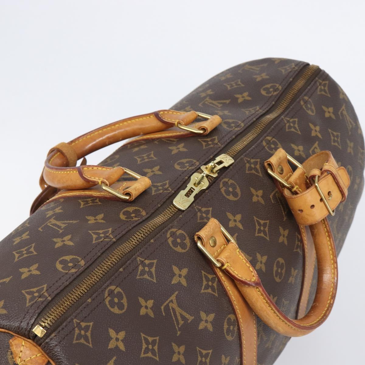 LOUIS VUITTON Monogram Keepall 45 Boston Bag M41428 LV Auth 205021