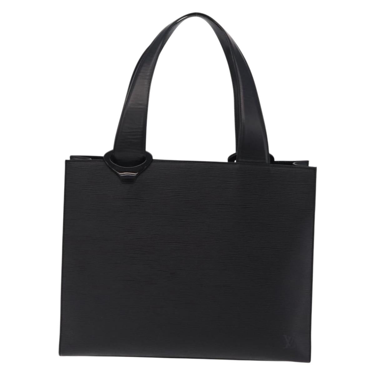 LOUIS VUITTON Epi Gemo Tote Bag Black M52452 LV Auth 205022V