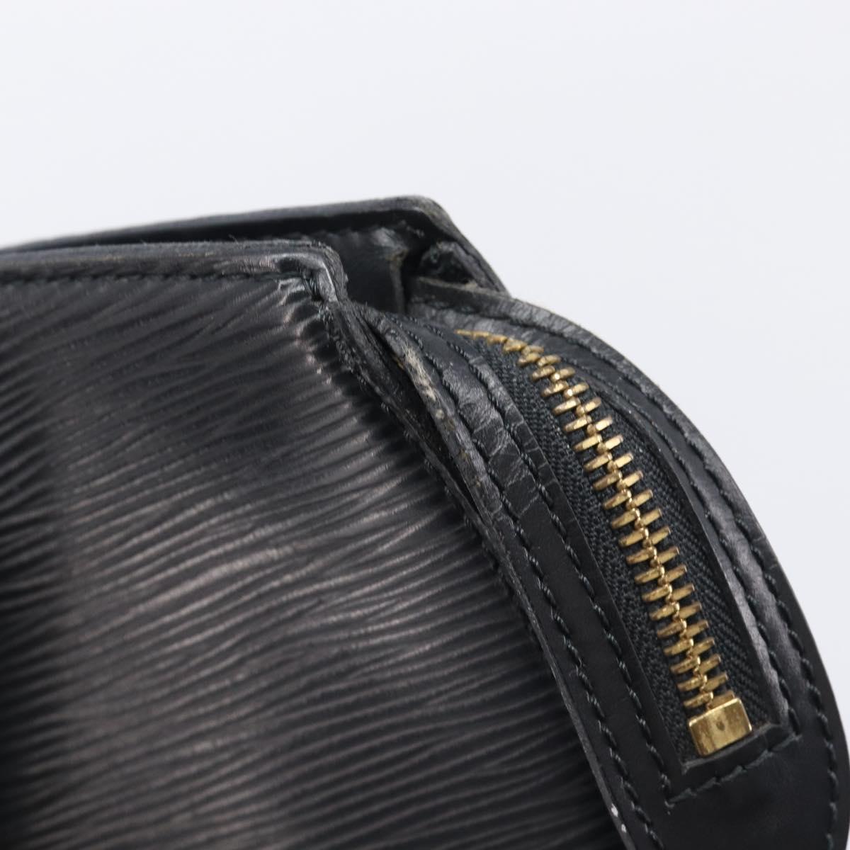 LOUIS VUITTON Epi Saint Jacques Shopping Shoulder Bag Black M52272 Auth 205031V