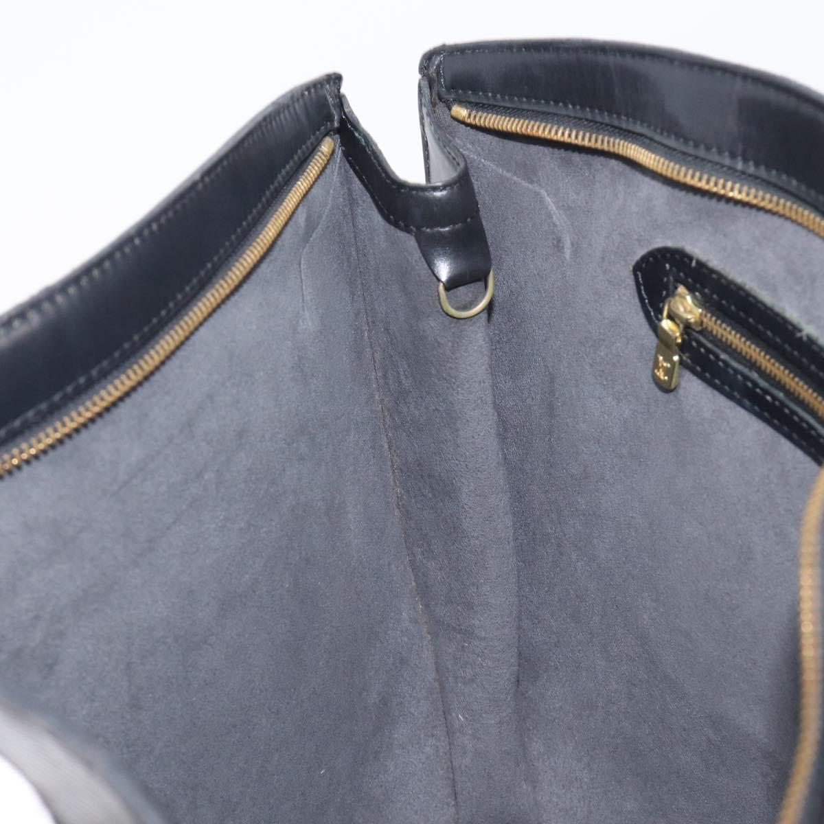 LOUIS VUITTON Epi Saint Jacques Shopping Shoulder Bag Black M52272 Auth 205031V