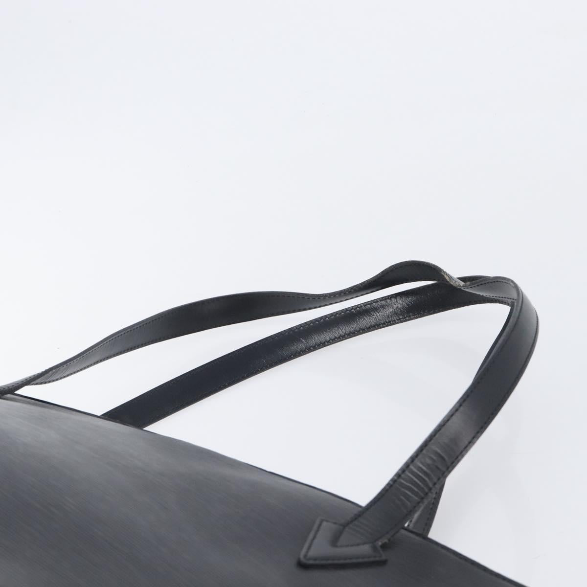 LOUIS VUITTON Epi Saint Jacques Shopping Shoulder Bag Black M52272 Auth 205031V