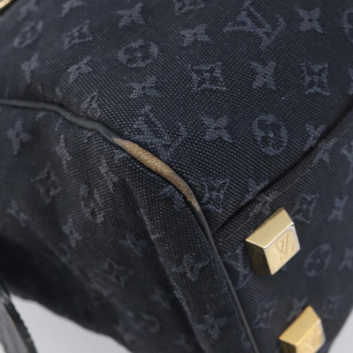 LOUIS VUITTON Monogram Mini Josephine PM Hand Bag TST Blue M92414 LV Auth 205036