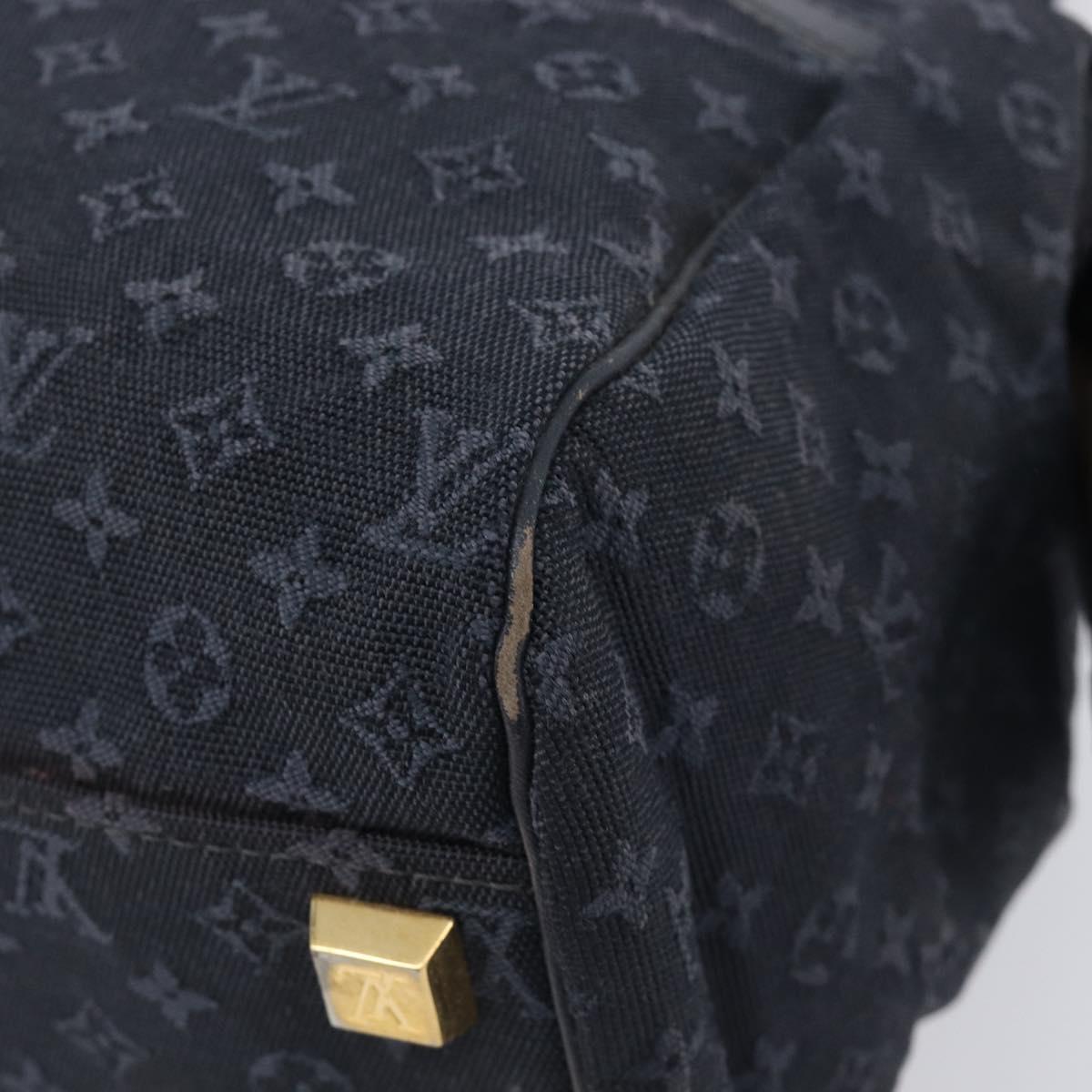 LOUIS VUITTON Monogram Mini Josephine PM Hand Bag TST Blue M92414 LV Auth 205036