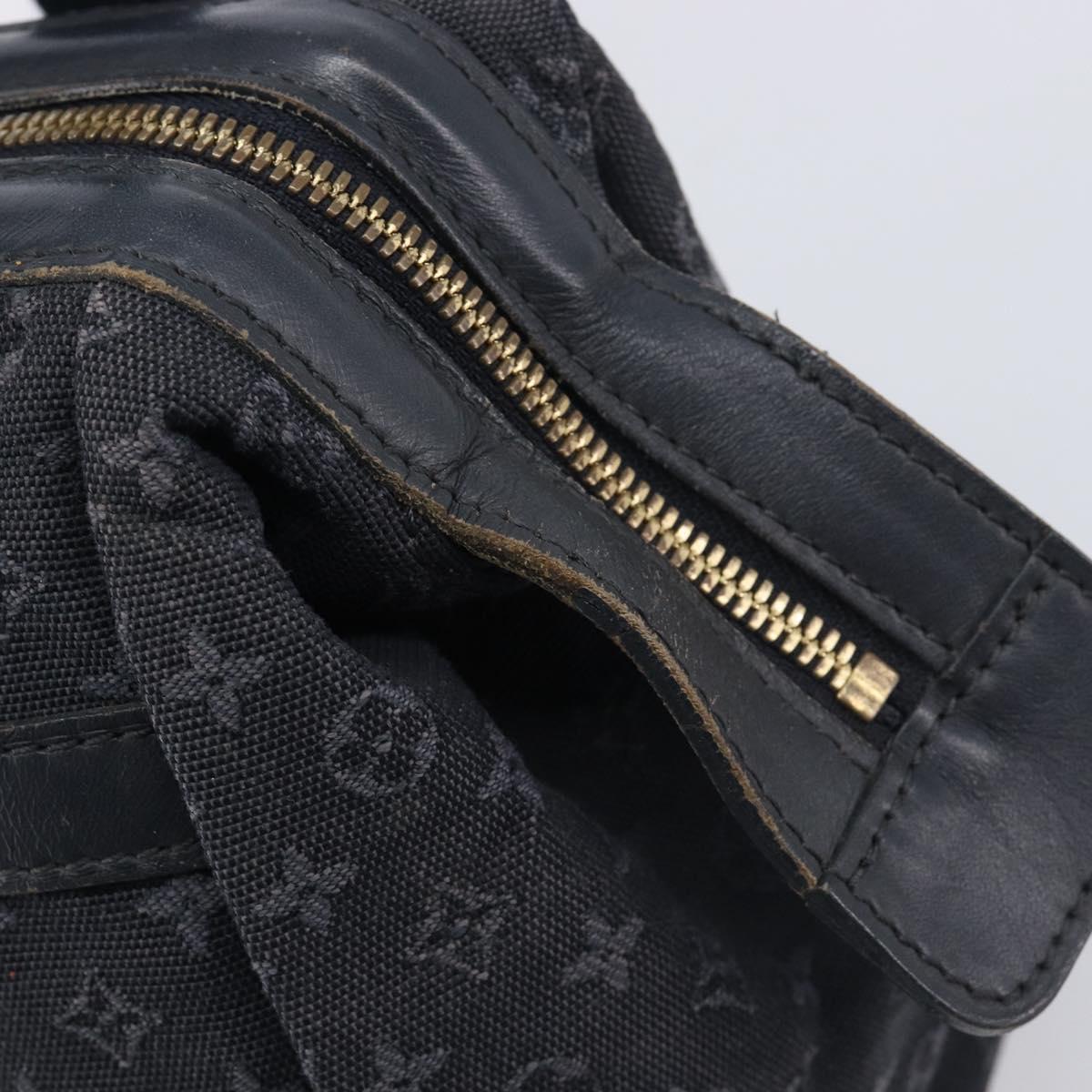 LOUIS VUITTON Monogram Mini Josephine PM Hand Bag TST Blue M92414 LV Auth 205036