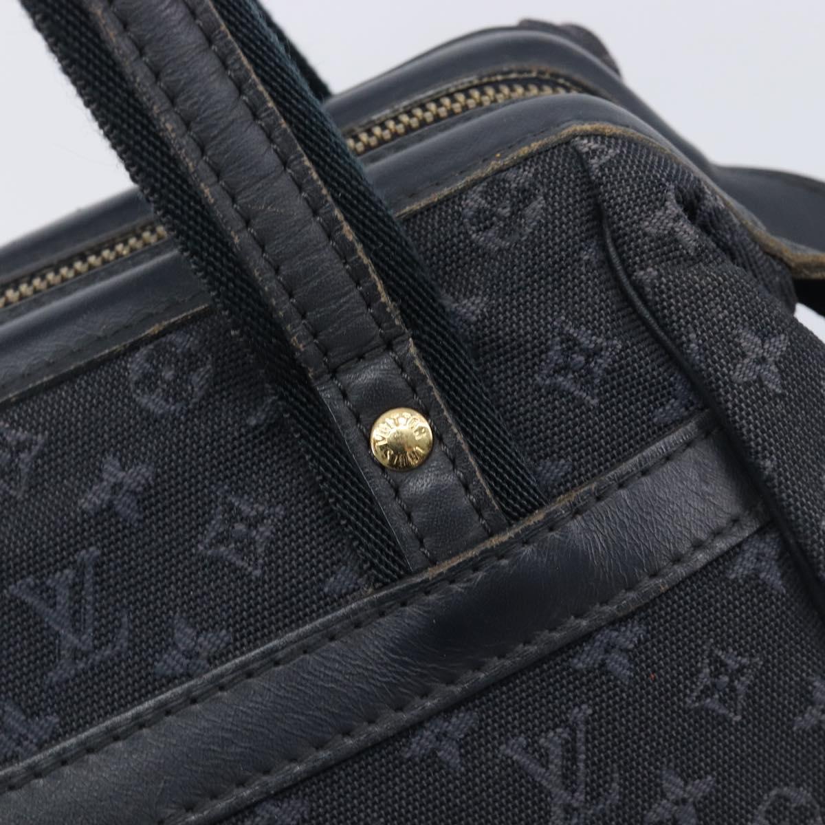 LOUIS VUITTON Monogram Mini Josephine PM Hand Bag TST Blue M92414 LV Auth 205036