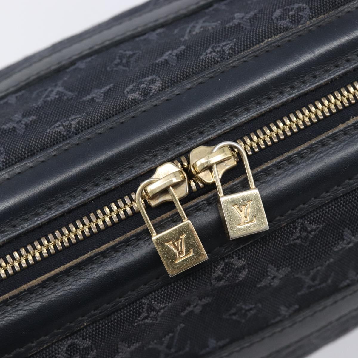 LOUIS VUITTON Monogram Mini Josephine PM Hand Bag TST Blue M92414 LV Auth 205036